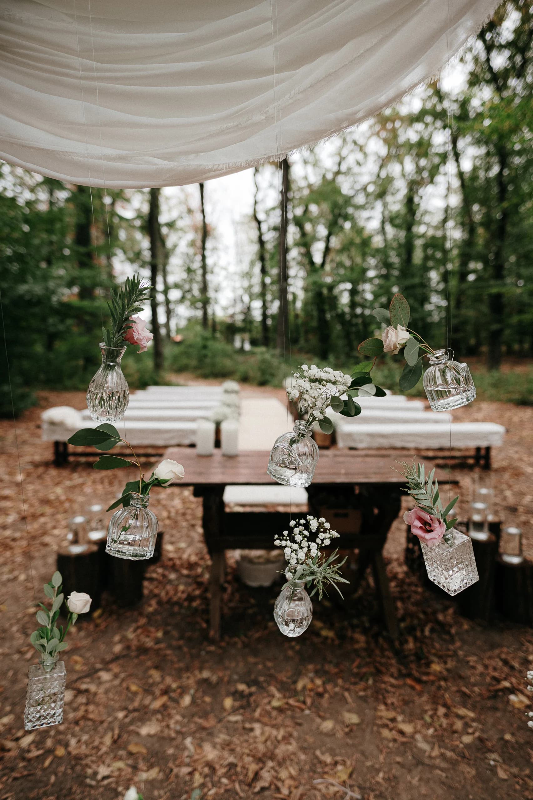 Decor floral — Nuntă în natură